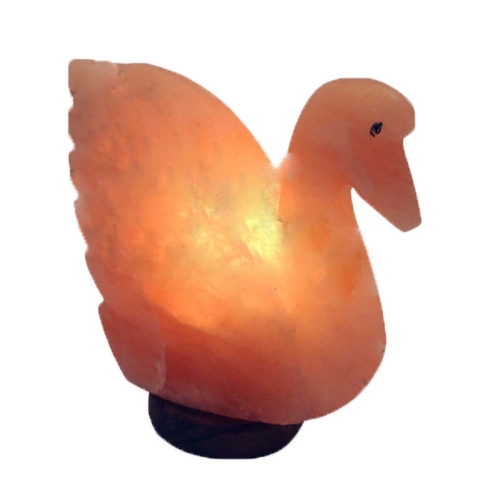 Himalayan Salt Swan Shaped Lamp