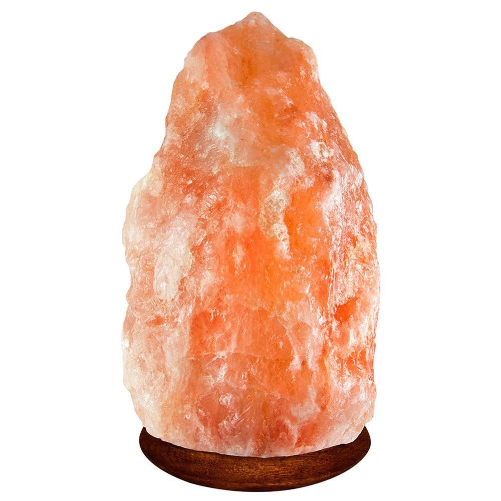 Natural Salt Lamp With Wooden Base 2-3kg