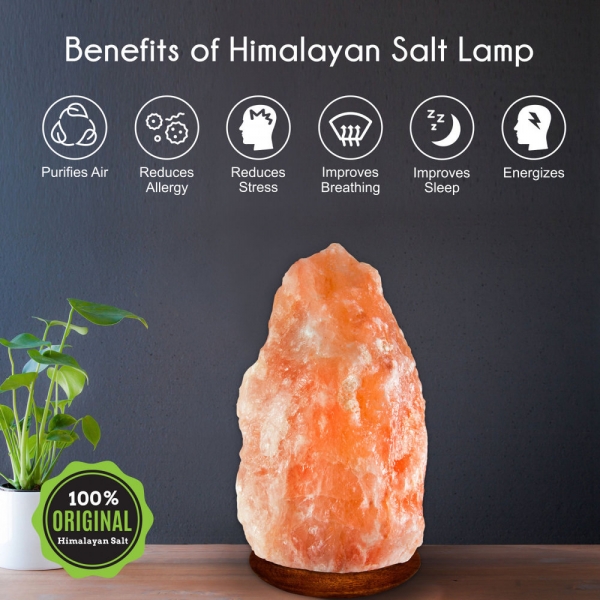 Himalayan Natural Pink Salt Lamp 1-2kg