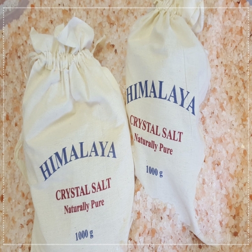 Himalayan Bath Salt With Cotton Bag