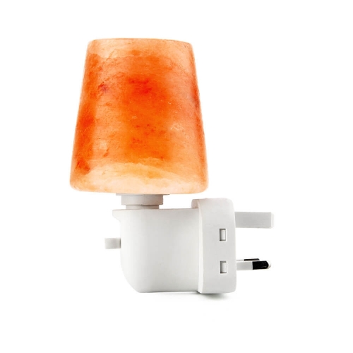 Himalayan Salt Fan Shaped Night Light Lamp