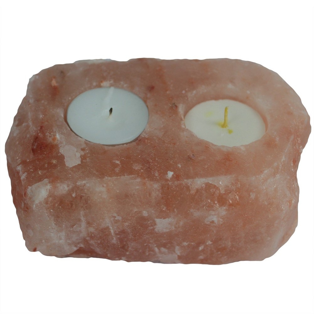 Natural 2Hole Salt Tea Light 2-6kg