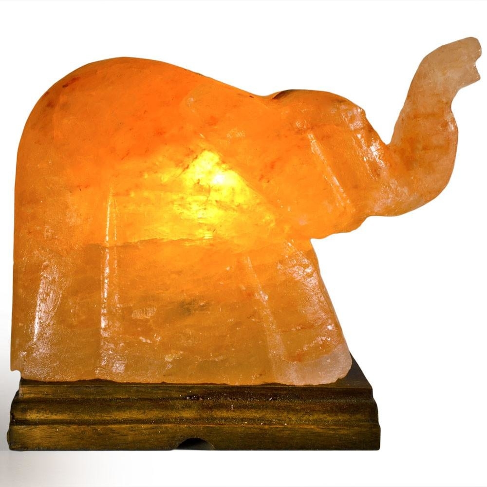 Himalayan Salt Elephant Shaped Lamp