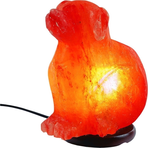 Himalayan Salt Dog Shaped Lamp