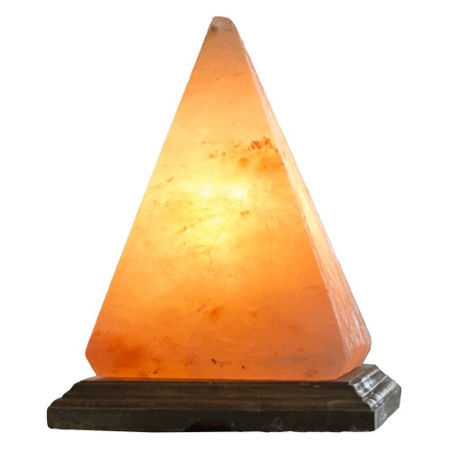  Pyramid Shaped Pink Salt Lamp