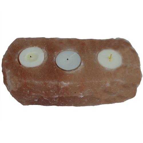 Natural 3 Hole Salt Tea Light 2-6kg