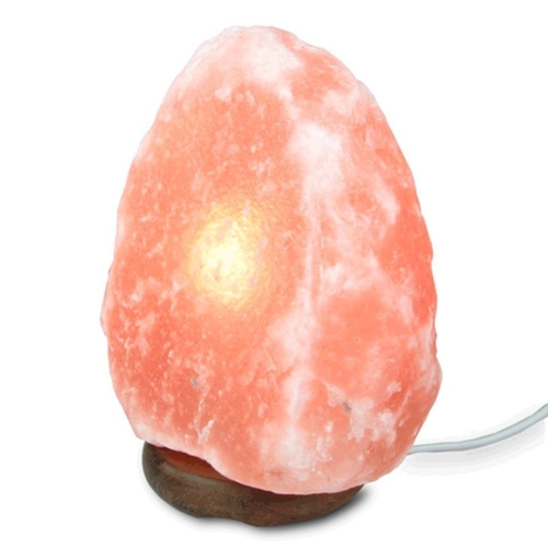 Natural Salt Lamp With Wooden Base 14-16kg